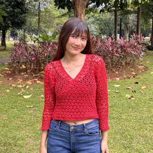 Häkelanleitung für den Charlotte-Wickelpullover / Häkeltutorial von Juuulmakes / Häkelpullover / Häkelstrickjacke Bild 13