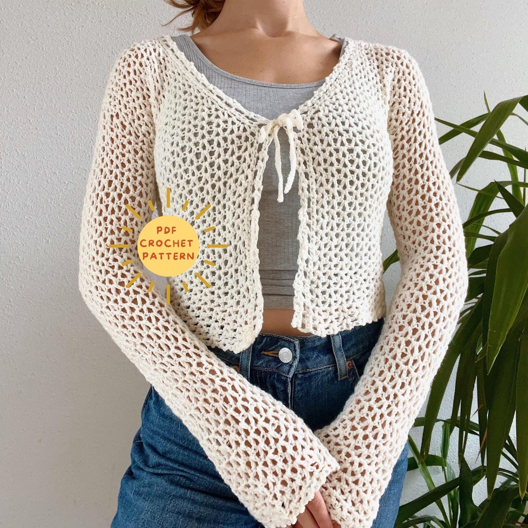 Nellie Cardigan Pattern/crochet Cardigan Pattern/ Crochet