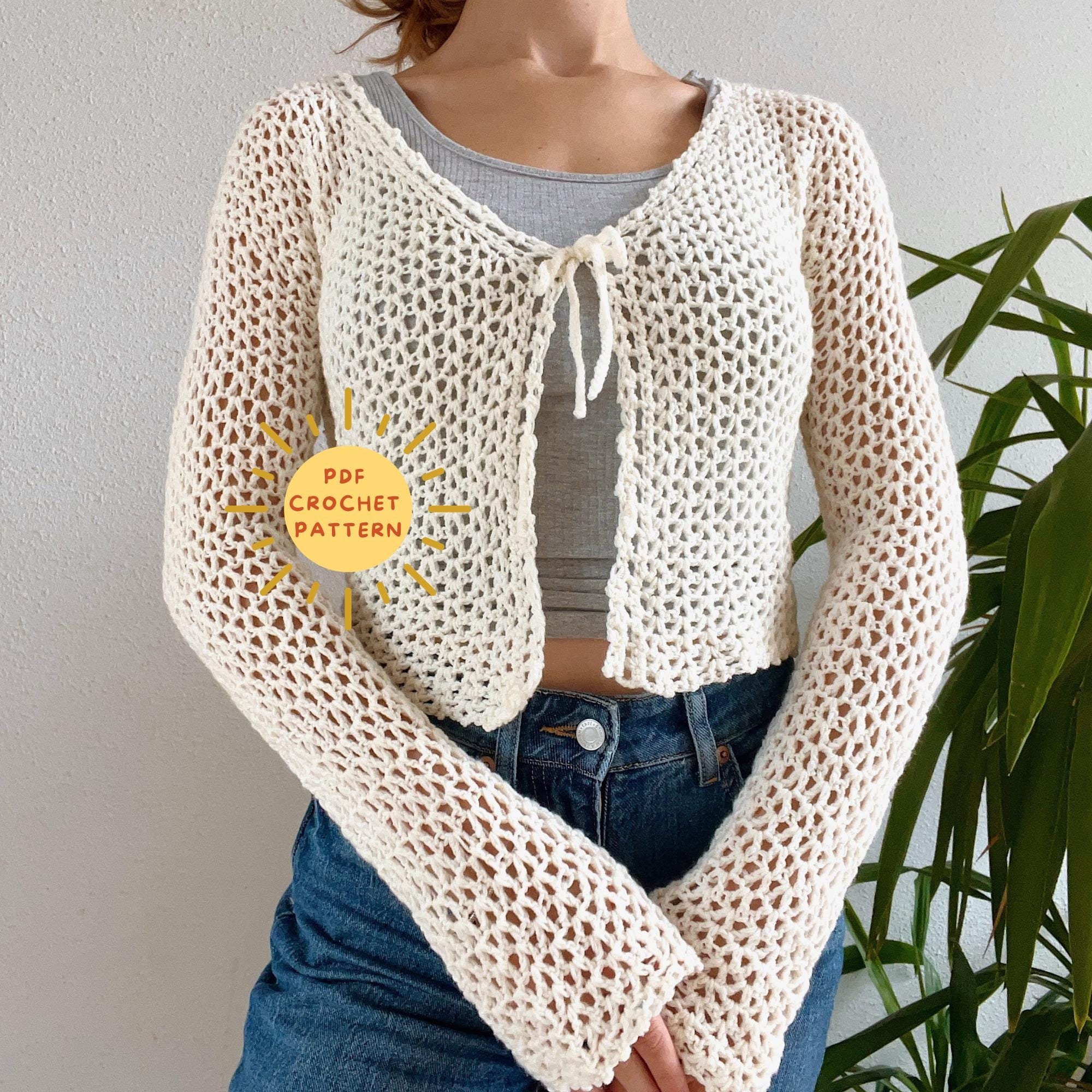 Nellie Cardigan Pattern/crochet Cardigan Pattern/ Crochet
