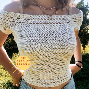 Flora top crochet pattern