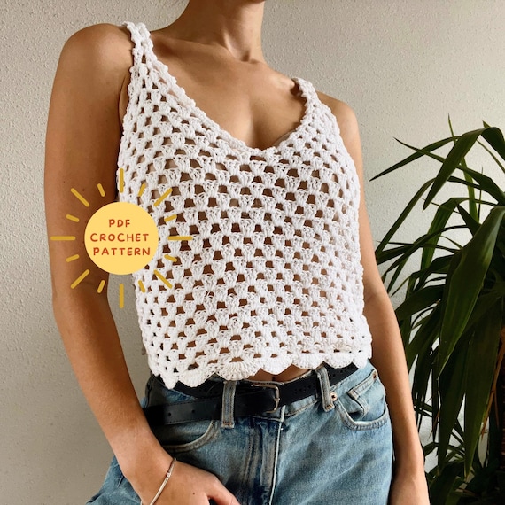 Multicolour Multicolour Crochet Frill Top | GANNI US