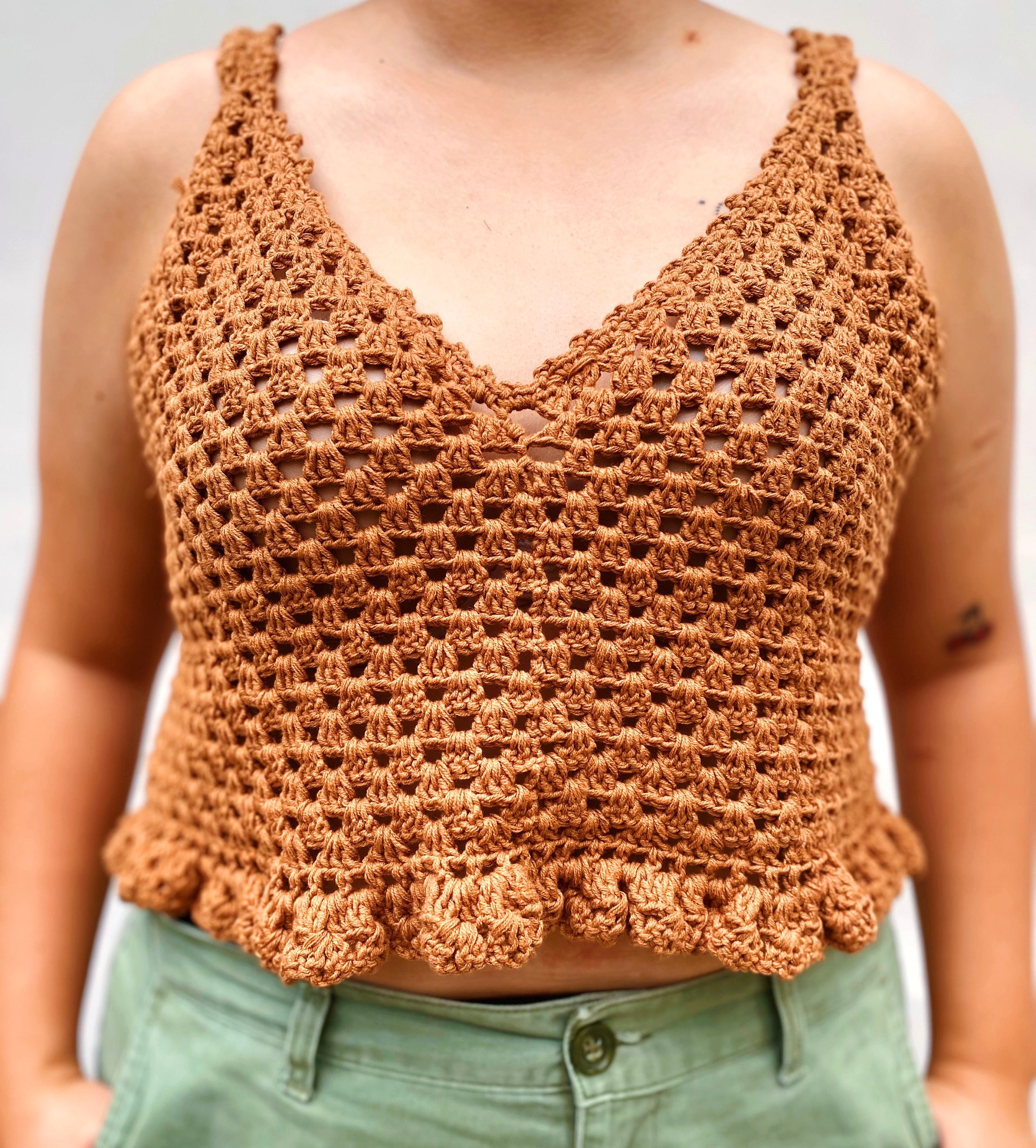 Top Donna In Pizzo Con Allacciatura Al Collo - Senza Maniche, Trasparente, Stile Y2K - 93% Poliestere 7% Elastan