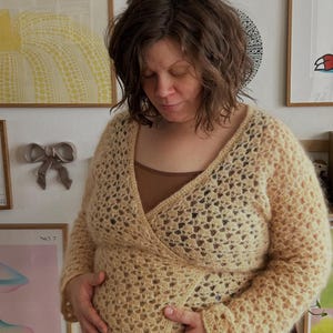 Häkelanleitung für den Charlotte-Wickelpullover / Häkeltutorial von Juuulmakes / Häkelpullover / Häkelstrickjacke Bild 6