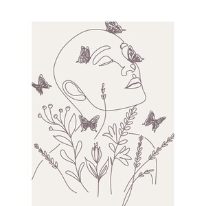 Abstract Wall Art| Minimalistic Wall Decor| Line Art| Digital Download Art Print