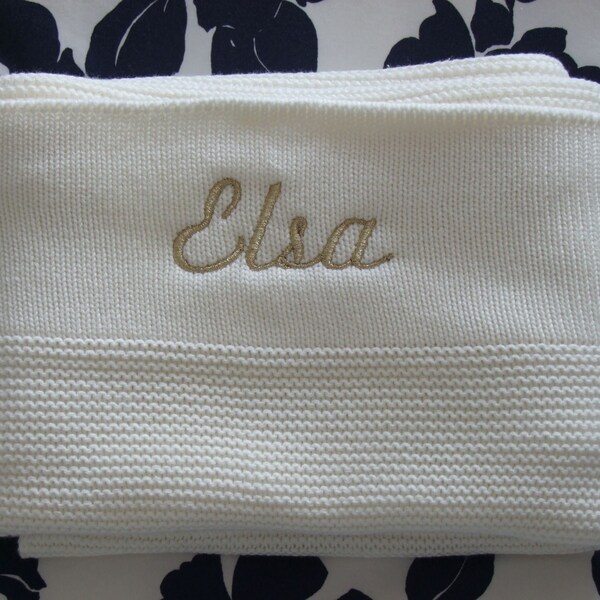 Embroidered Baby Blanket Etsy Australia
