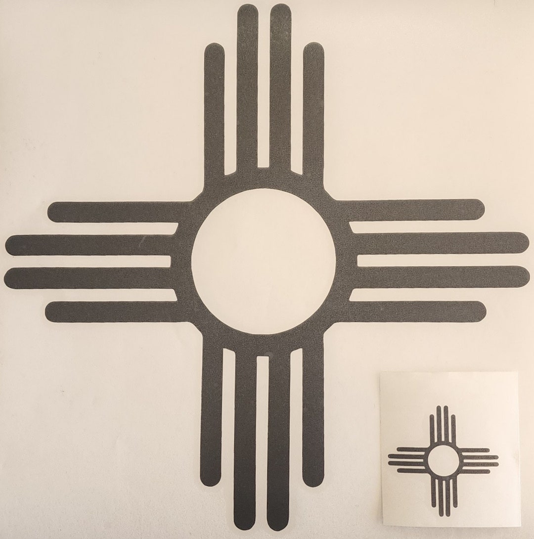 Zia New Mexico Zia Vinyl Sticker Die Cut Decal Etsy