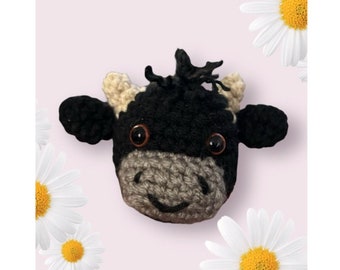 Bull Ornament Crochet Pattern | Cow Ornament Crochet Pattern | Cow Crochet Pattern | PATTERN ONLY