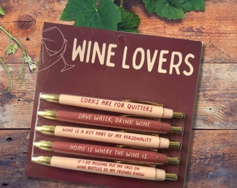 Wine Lover Pen Set