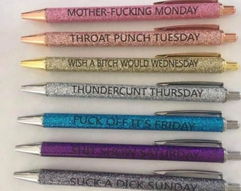 Offensive Days of the Week Pens