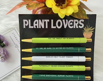 Set of Plant Lover Pens