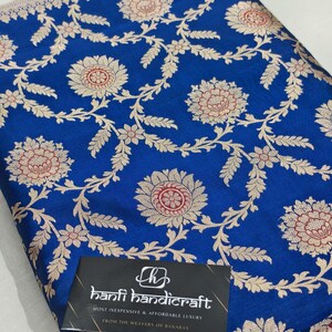 Nita Ambani Banarasi Handloom Pure Katan Silk Saree | Handwoven Celebrity Inspired Banarasi Saree From The Master Weavers Of Banaras image 7