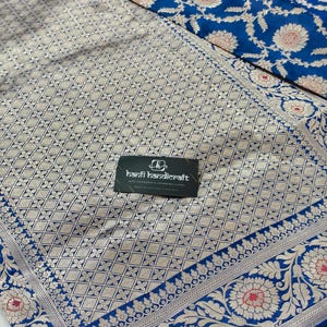 Nita Ambani Banarasi Handloom Pure Katan Silk Saree | Handwoven Celebrity Inspired Banarasi Saree From The Master Weavers Of Banaras image 6