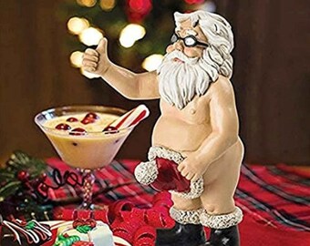 Funny Naked Santa - Etsy