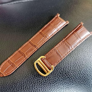 Correa de piel de 18/20/22 mm para reloj Cartier Pasha