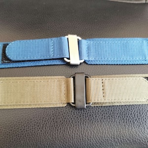 Canvas Strap for Bell & Ross BR01 BR03/Panerai Watch Hook and Loop