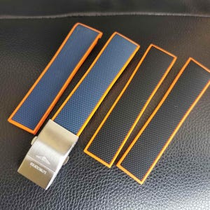 ロンジン コンクエスト ハイドロコンクエスト L3 642/781/782 用ラバーストラップ - 21 mm