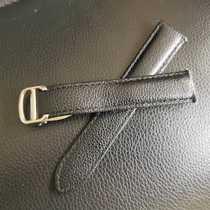 Lychee Grain Leather Band for Cartier Tank Solo London Watch