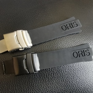 24-11mm Rubber Strap for Oris Aquis Diver Watch
