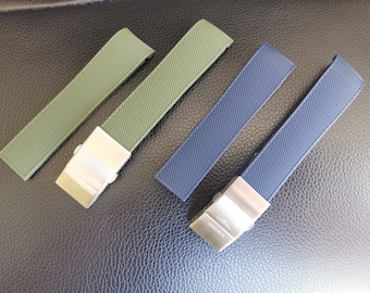 Correa de caucho para reloj Longines Conquest HydroConquest L3 21 mm