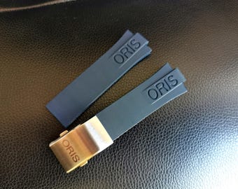 24-11mm Rubber Strap for Oris Aquis Diver Watch