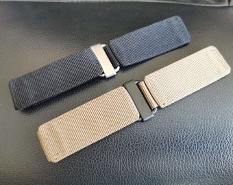 Canvas Band für Bell & Ross BR01 BR03/Panerai Uhr mit Klettverschluss