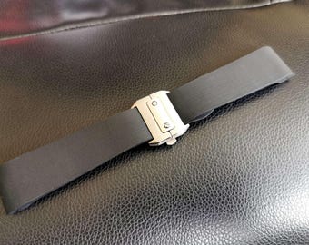23mm/25mm Rubber Strap for Cartier Santos 100 Watch