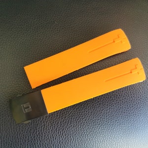 Faixa de borracha para relógio Tissot T-Touch T013 T047 T048 T033 20/21mm