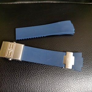 25mm Rubber Strap for Ulysse Nardin Marine Chronometer Regatta Watch