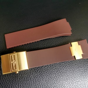 25mm Rubber Band for Ulysse Nardin Marine Chronometer Regatta Watch