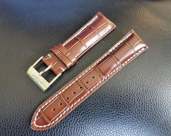 Correa de piel para Breitling Avenger Navitimer Superocean de 20 mm, 22 mm y 24 mm.