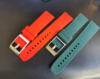 Rubber Strap for Breitling Avenger Navitimer Watch 20/22/24mm