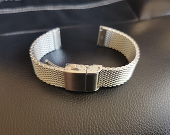 Milanese Mesh Bracelet for Breitling/Omega/Tudor/Longines - Stainless Steel