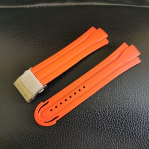 Rubber Strap for Oris Aquis Diving Watch 24-12mm