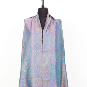 Silk Scarf For Women, Long Silk Shawl, Evening Wrap, Cover Up for Special Occasions and Weddings
