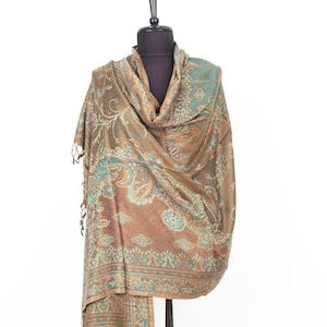Silk Scarf For Women, Long Silk Shawl, Evening Wrap, Cover Up for Special Occasions and Weddings