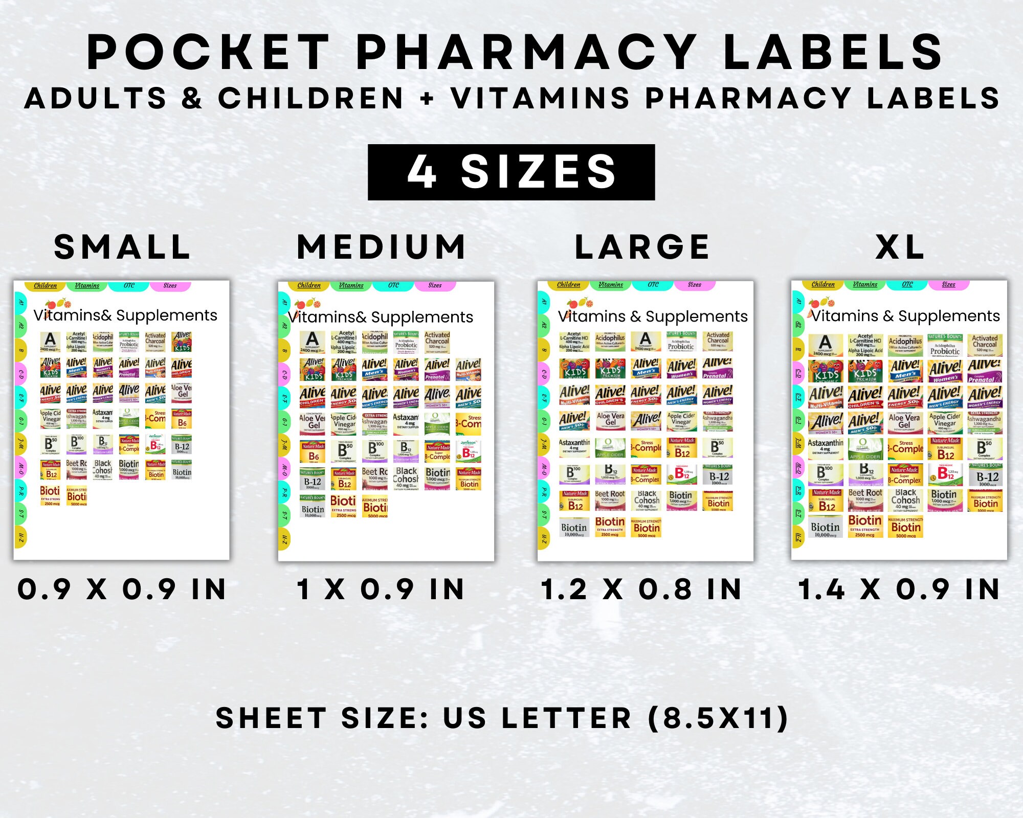Pocket Pharmacy Labels Printable - Il Fullxfull.5263410357 983p 