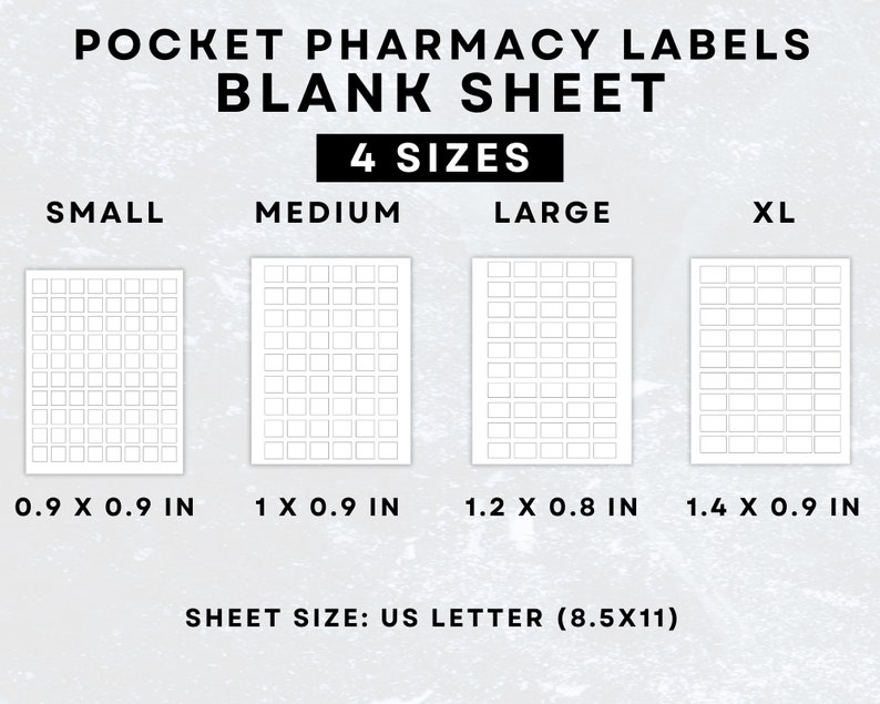 Pocket Pharmacy Labels Printable Pill Case Labels Travel Etsy Pocket Pharmacy Labels Printable Pill Case Labels Travel Etsy