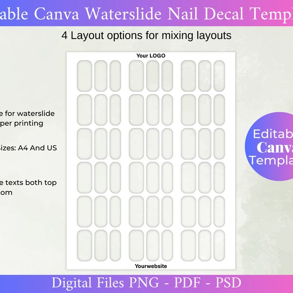 Waterslide Nail Art - Etsy