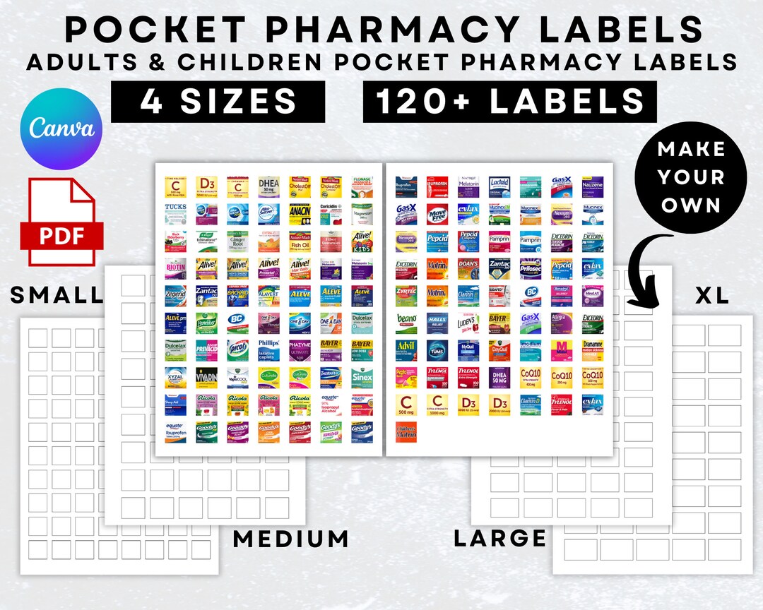Pocket Pharmacy Labels Printable - Il 1080xN.5029697672 Iyfu 