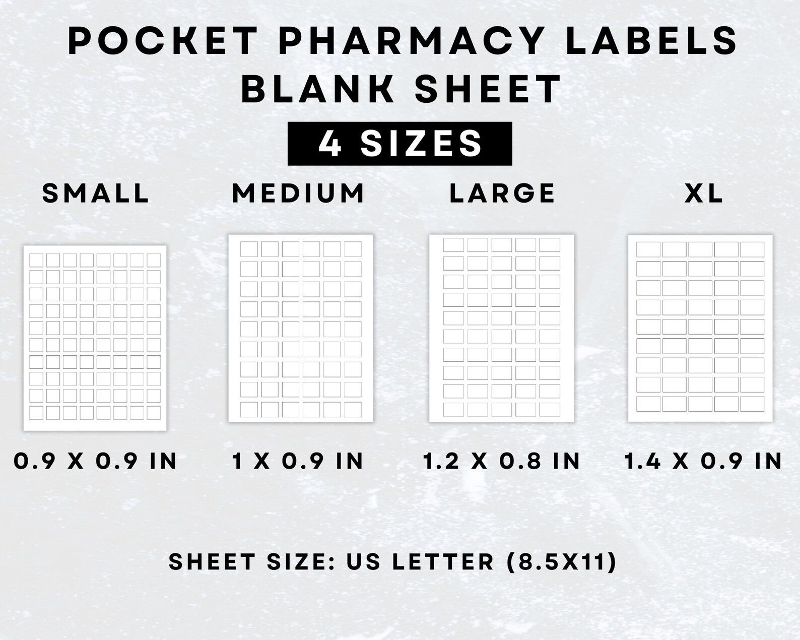 Pocket Pharmacy Labels Printable Pill Case Labels Travel Etsy