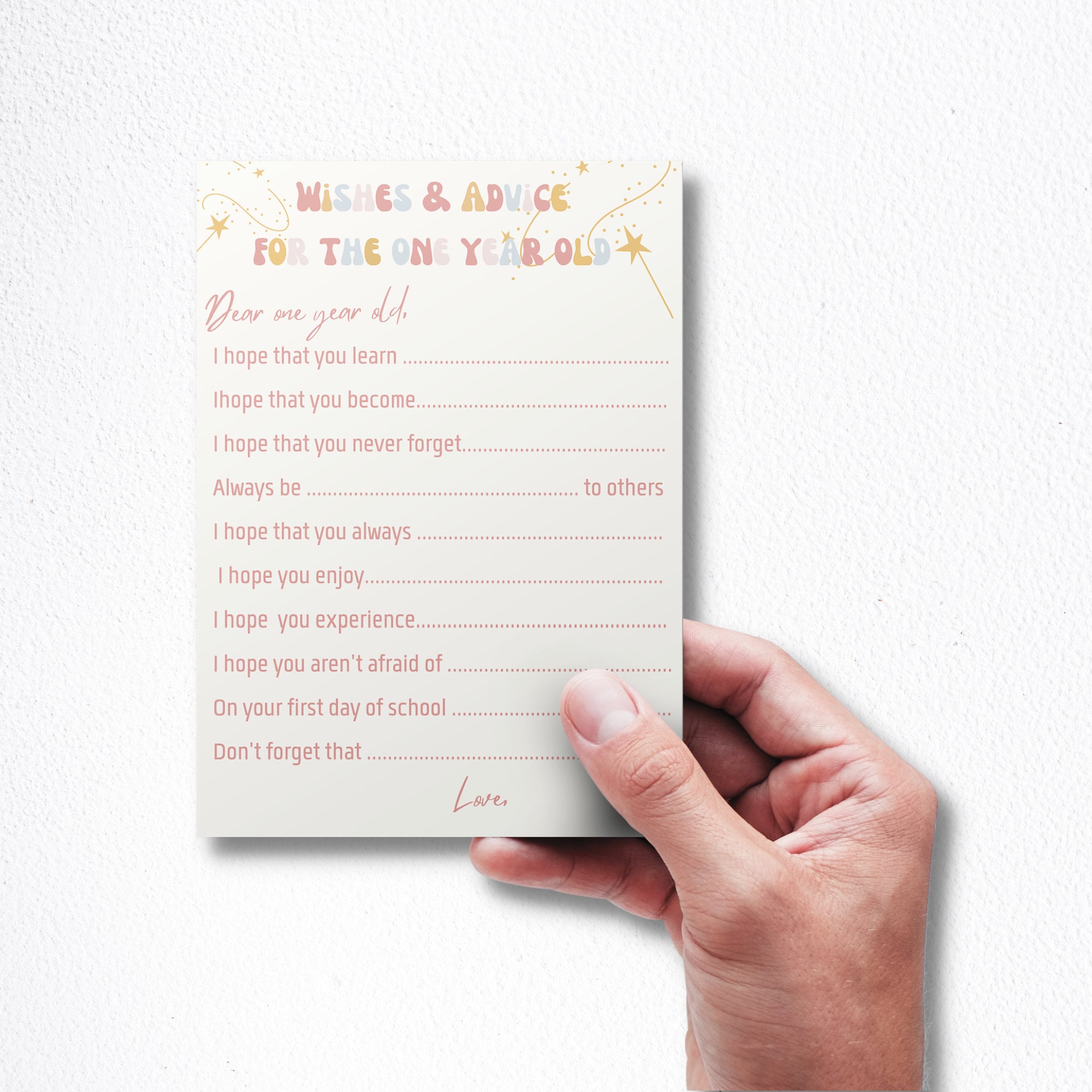 Printable 1st Birthday Party Games for Girl, Rainbow Retro Theme, First ...