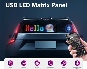 Individuelles LED-Display für das Auto | Gute Qualität