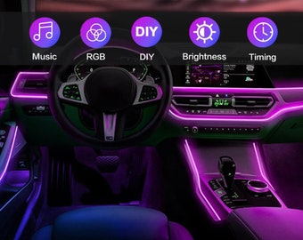 Led interior ambient strip | Change colors with app