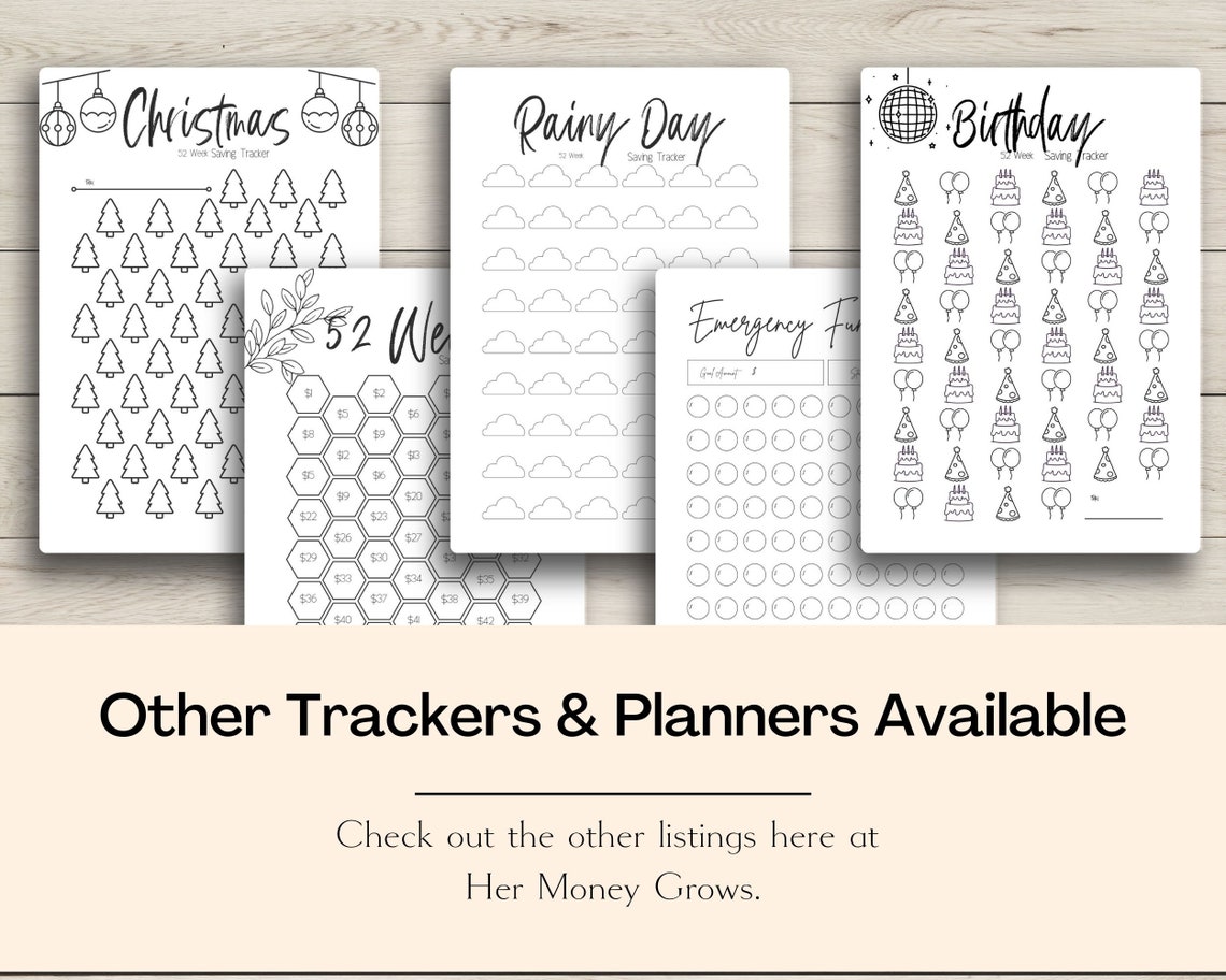 Monthly Budget Planner Printable A4 A5 US Letter & Half - Etsy