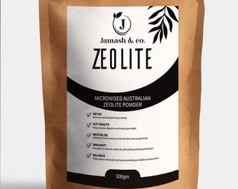 500gm - Zeolite-Micronised Australian Zeolite Powder