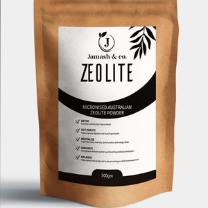 500gm - Zeolite-Micronised Australian Zeolite Powder
