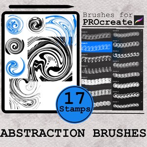 Abstraction brushes for Procreate