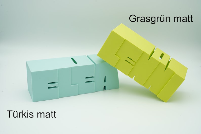 Spardose personalisiert | Custom Name Sparschwein Taschengeld | Geburtstag Taufe Weihnachten Geschenk Mädchen Junge Bild 5