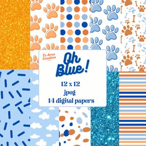 OH BLU Carta digitale | Carta digitale 12x12