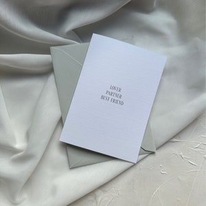 Karte Lover Partner Best Friend | Jahrestag Hochzeit Valentinstag
